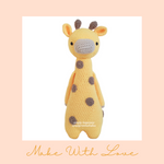 Load image into Gallery viewer, Jeff Giraffe Amigurumi Plush Toy
