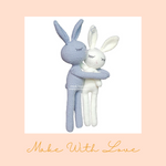 Load image into Gallery viewer, Riley The Sibling Bunny Amigurumi Plush Toy
