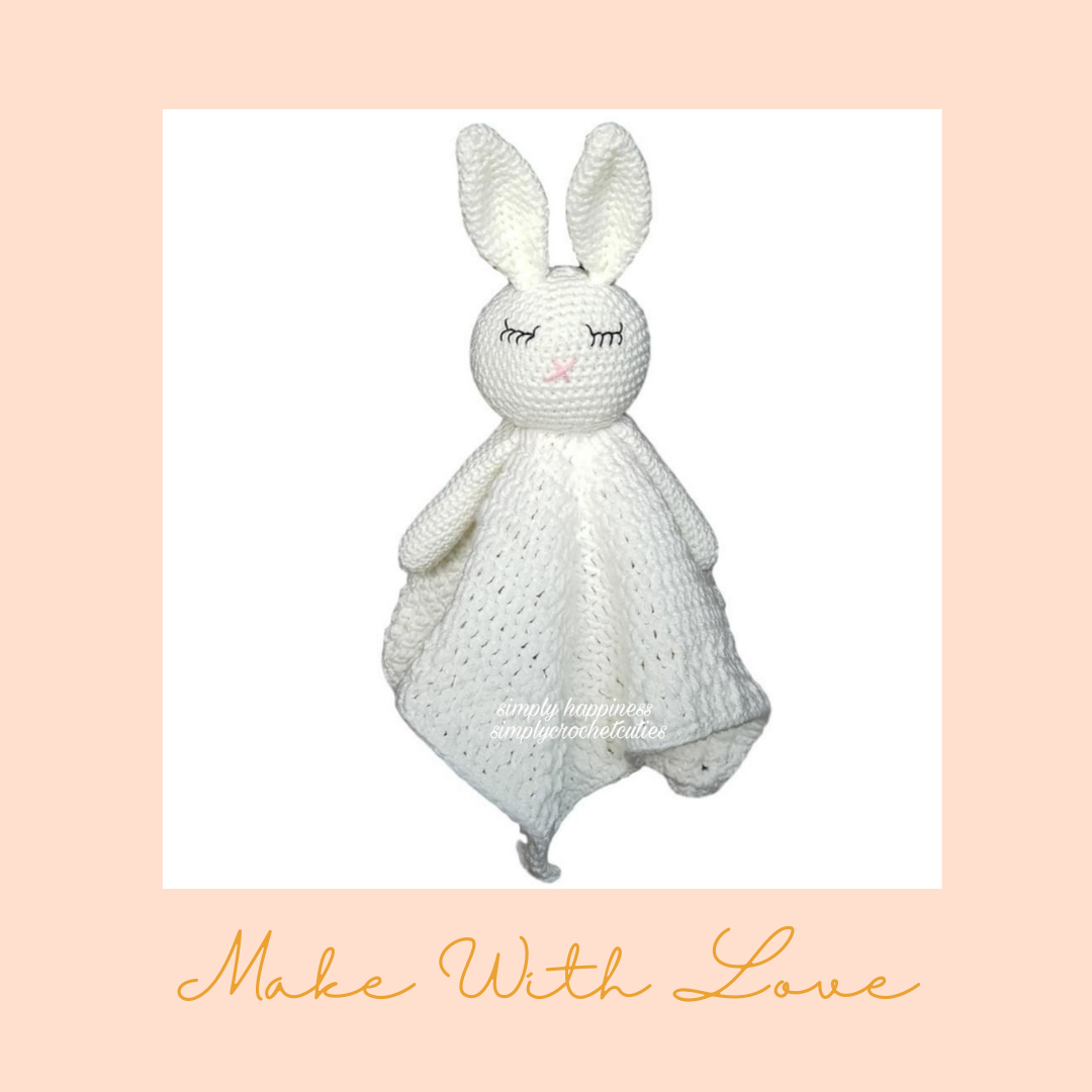 Snowball Bunny Lovely Amigurumi Plush Toy – simplyhappiness