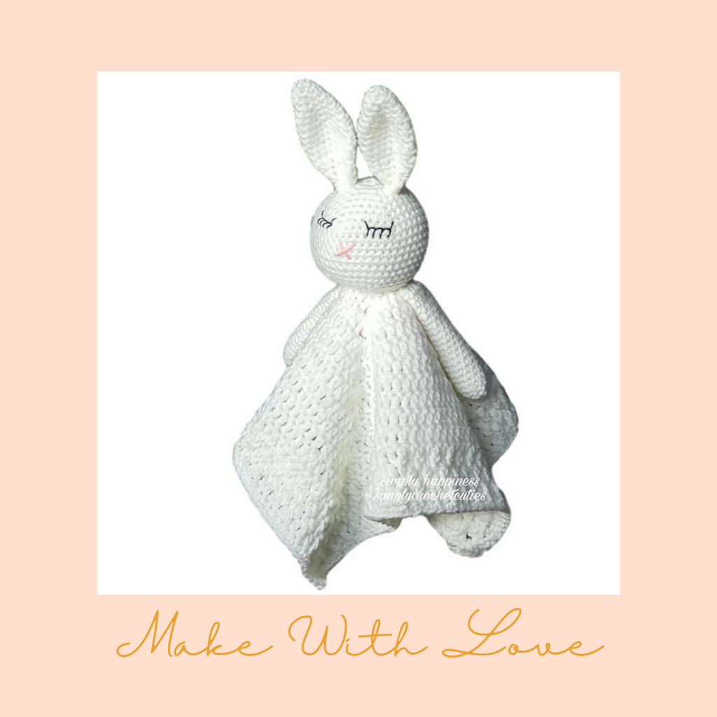 Snowball Bunny Lovely Amigurumi Plush Toy – simplyhappiness