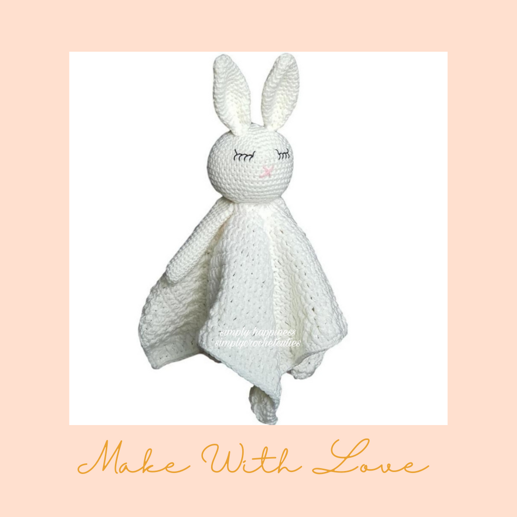 Snowball Bunny Lovely Amigurumi Plush Toy – simplyhappiness