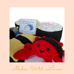 Load image into Gallery viewer, Sushi Pink Diaper Cake Gift Hamper Set
