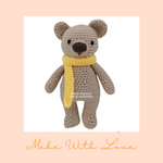 Load image into Gallery viewer, Ted Bear Amigurumi Plush Toy
