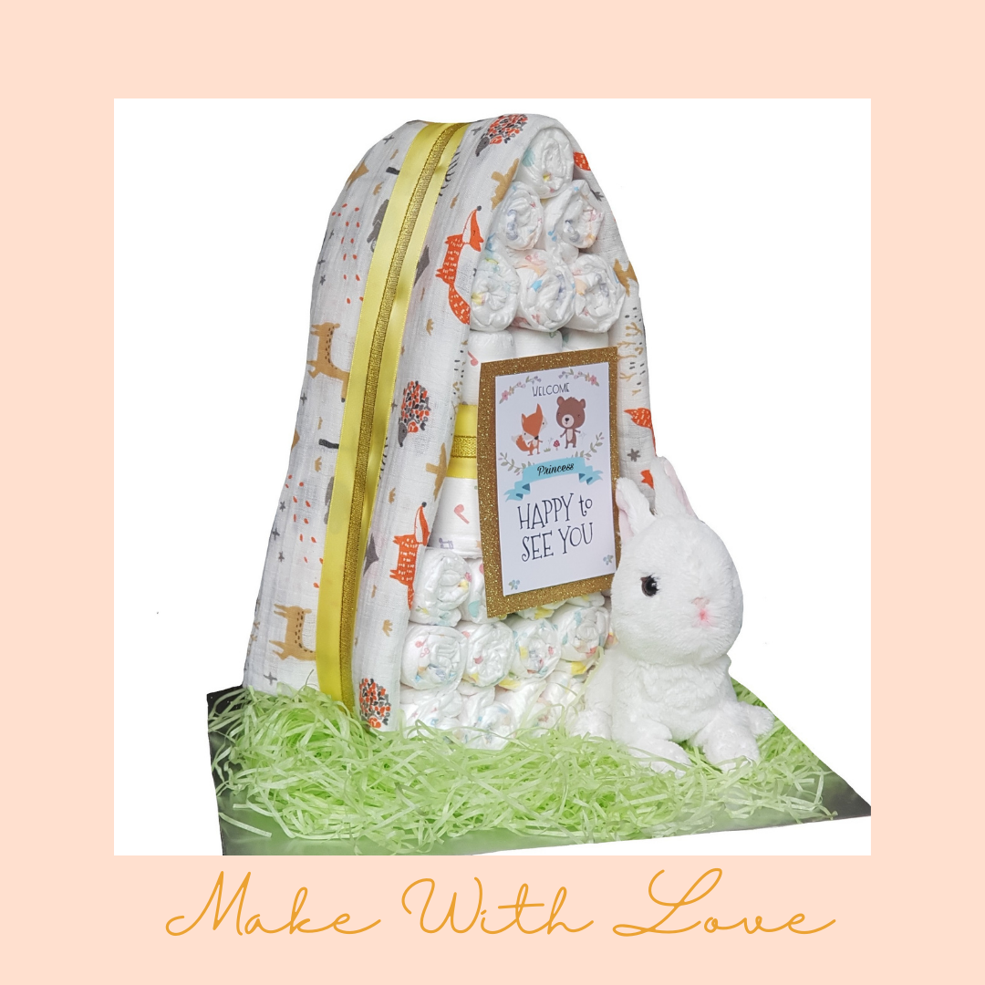 Teepee 2024 diaper cake