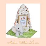 Load image into Gallery viewer, Woodland Elephant Teepee Diaper Cake Gift Hamper Set
